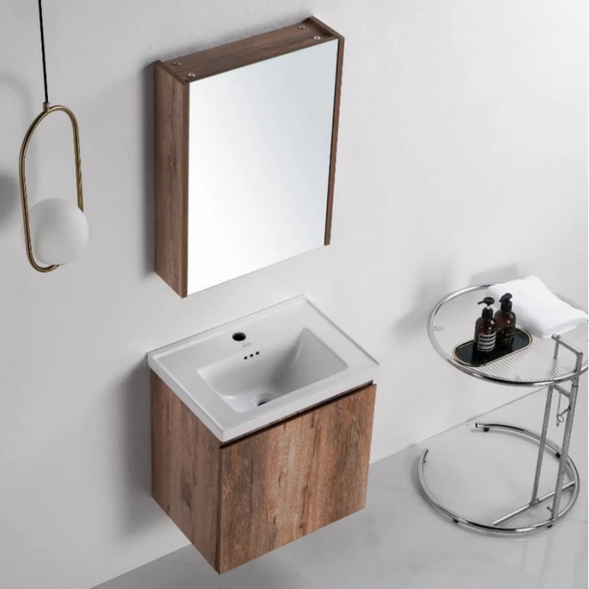 Vasile PVC Cabinet with Insert Basin 500mm